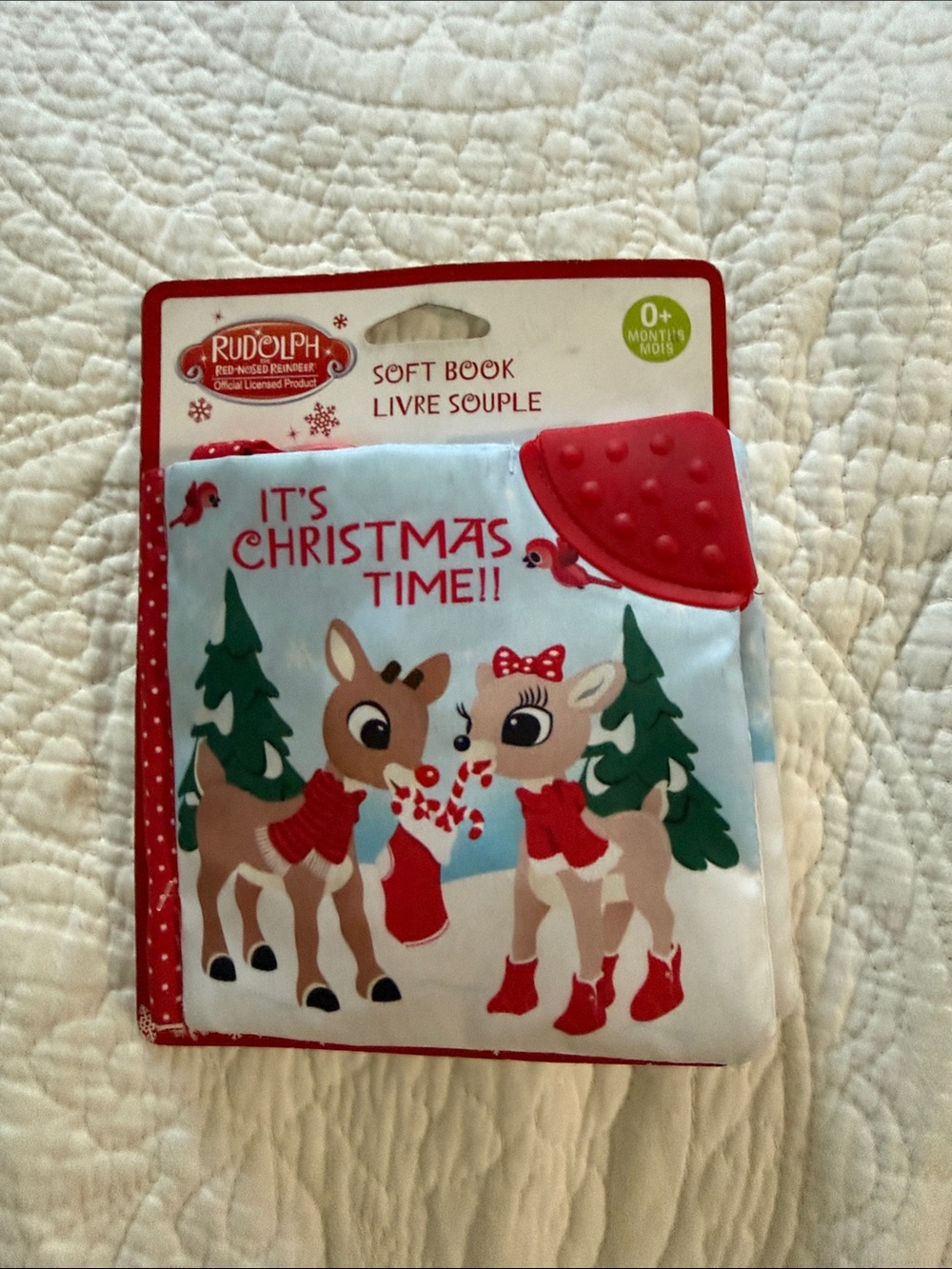 It's Christmas Time! Red Kids Soft Book